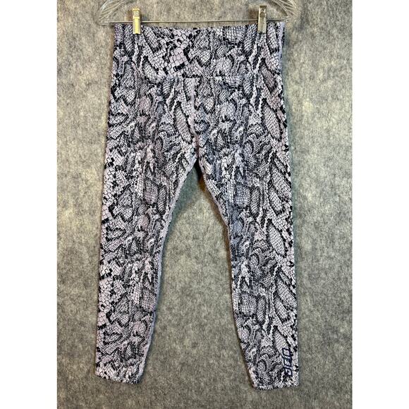 Lorna Jane Womens Snake Print Size Small Ankle Stretch Leggings - Picture 1 of 8